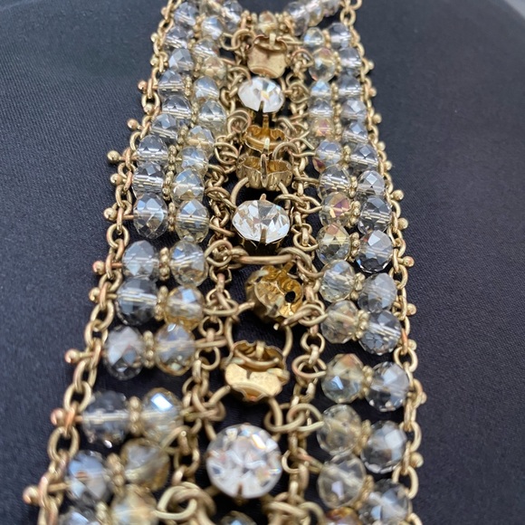 Crystal and Stone evening bracelet - Picture 3 of 7